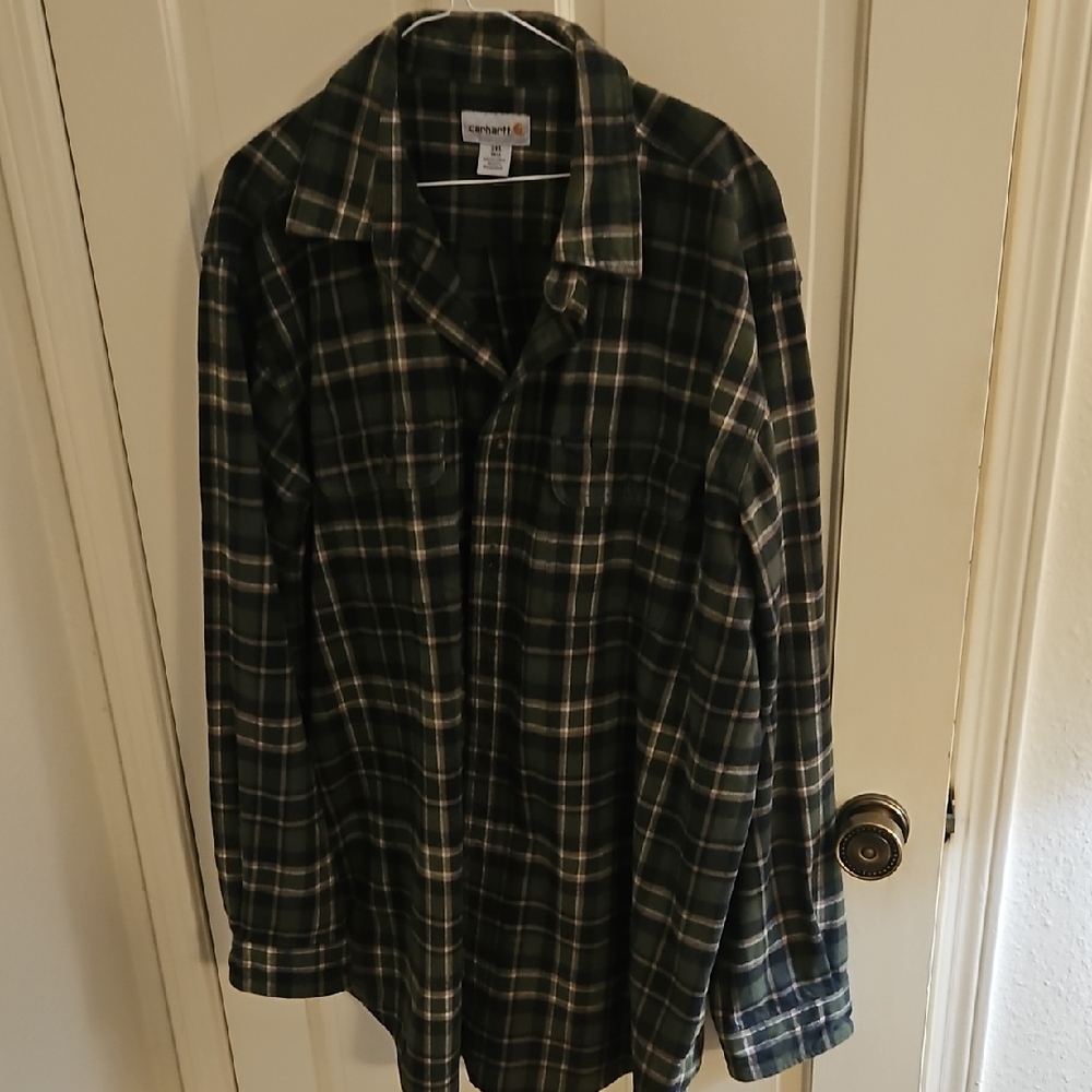 Carhartt Green Lightweight Shirt Jacket